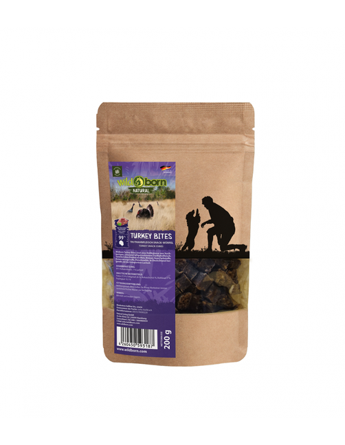 Wildborn Natural Turkey Bites Hundesnack