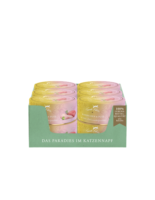 Adult | Kaninchen & Pute 12 x 80 g