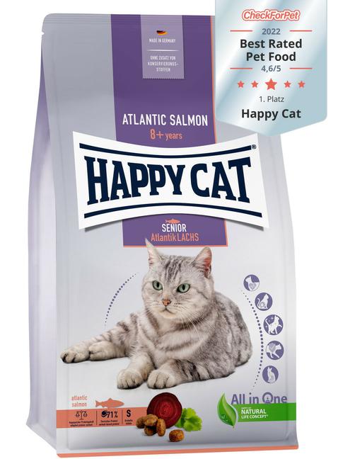 Happy Cat Senior Atlantik-Lachs