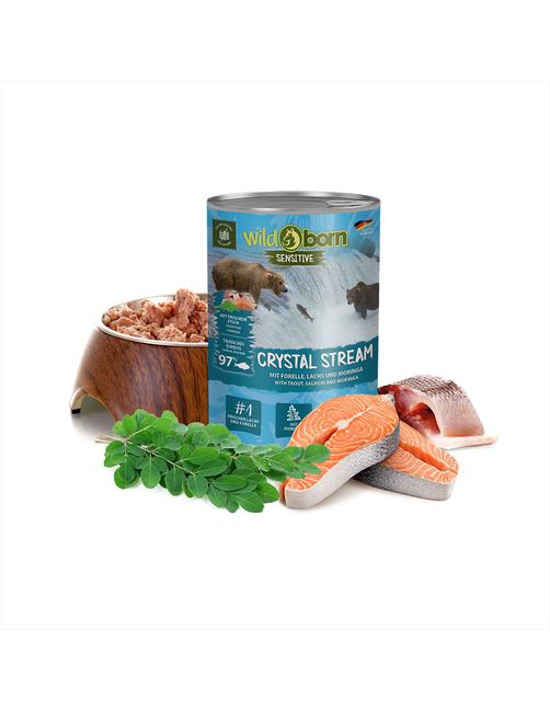 Wildborn Crystal Stream mit Lachs & Forelle