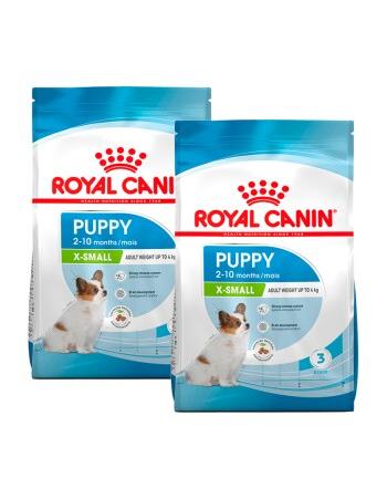 X small puppy 2 x 3 kg