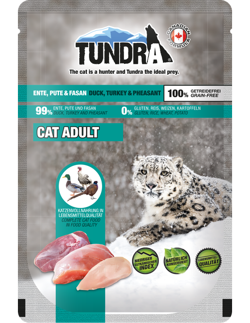 Cat Pouch Ente, Pute & Fasan 16 x 85 g