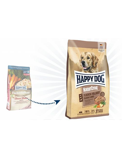 Happy Dog Naturcroq Flocken-Vollkost