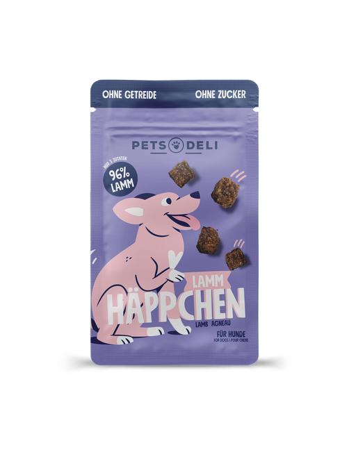 Lammhäppchen - Trainingssnack - Getreidefrei, Zuckerfrei 5 x 90 g