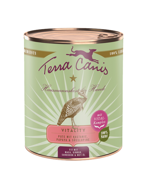 Terra Canis Vitality | Pute mit Kastanie, Papaya und Süßlupine