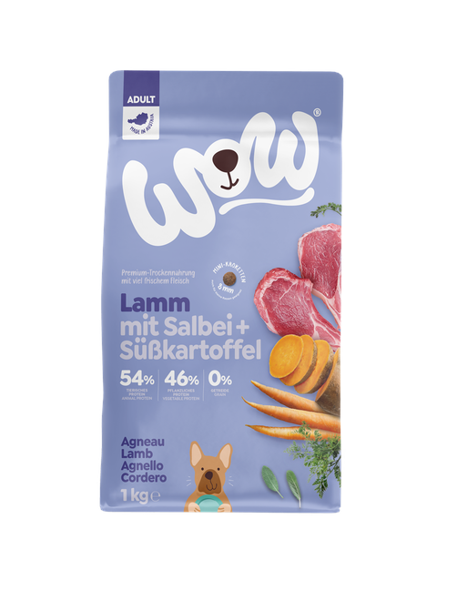 Adult Lamm mit Salbei und Süßkartoffel 1 kg