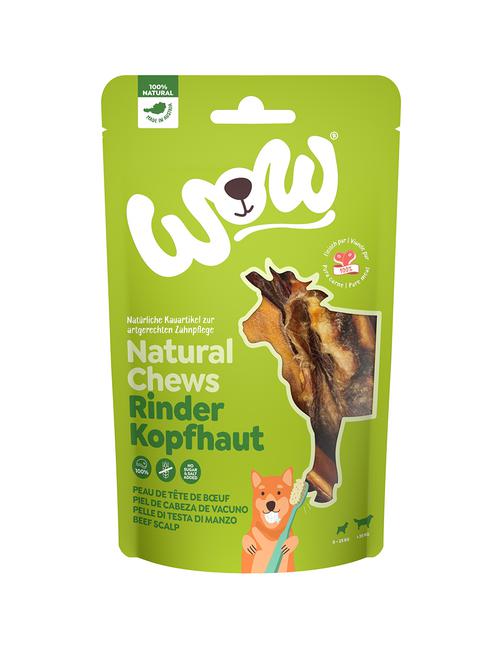 WOW Rinderkopfhaut Natural Chews
