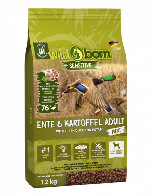 Wildborn Ente & Kartoffel Adult Mini