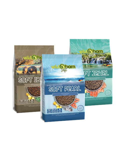 Soft Vorteilspaket Iberico, Huhn & Fisch 3 x 4 kg