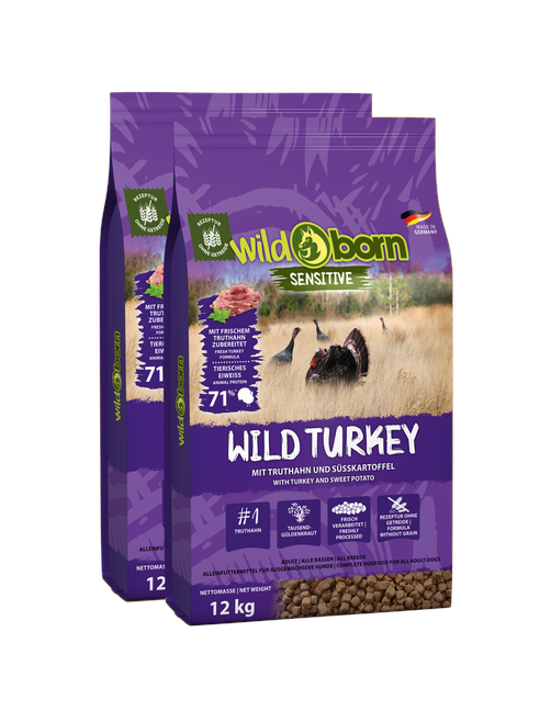Wild Turkey Doppelpack 2 x 12 kg