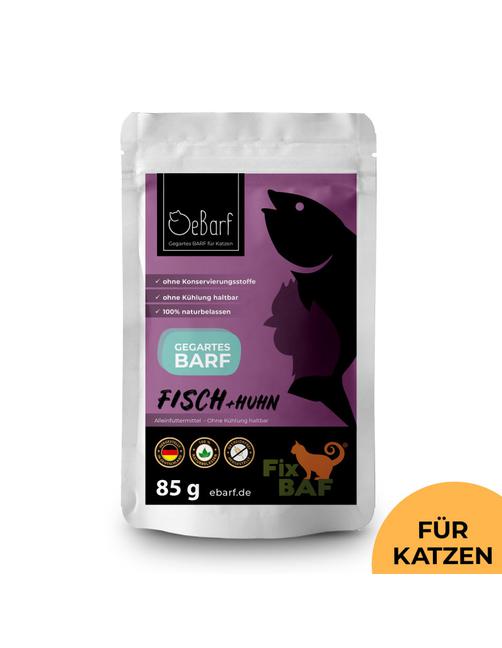 eBarf Komplettmenü Fisch & Huhn - Fix-Baf® (Pouch)