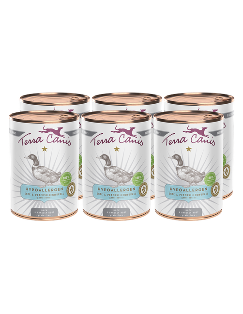 Hypoallergen | Ente mit Petersilienwurzel 6 x 400 g