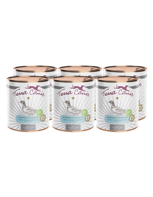 Hypoallergen | Ente mit Petersilienwurzel 6 x 800 g