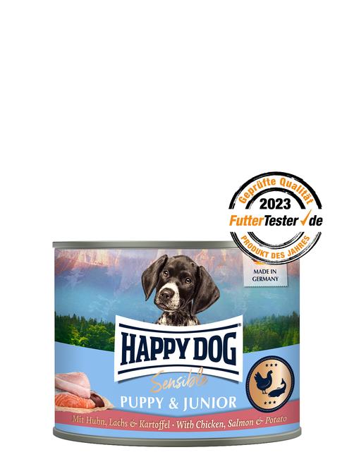 Sensible Puppy & Junior - Huhn, Lachs & Kartoffel 6 x 200 g
