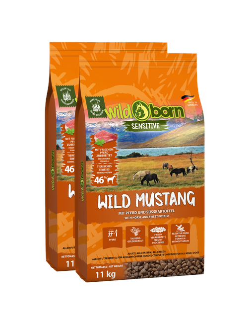 Wild Mustang Doppelpack 2 x 11 kg
