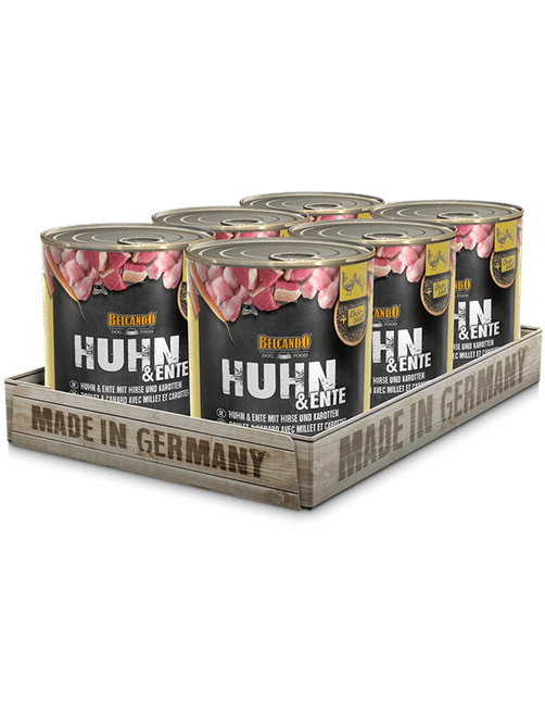 Belcando Huhn & Ente mit Hirse und Karotten