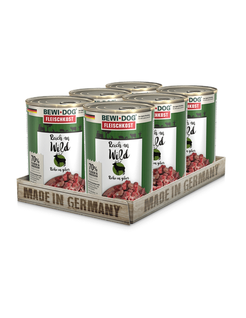 Fleischkost Reich an Wild 2,4 kg