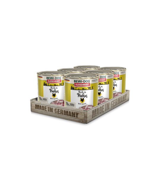 Bewi Dog Fleischkost Reich an Huhn