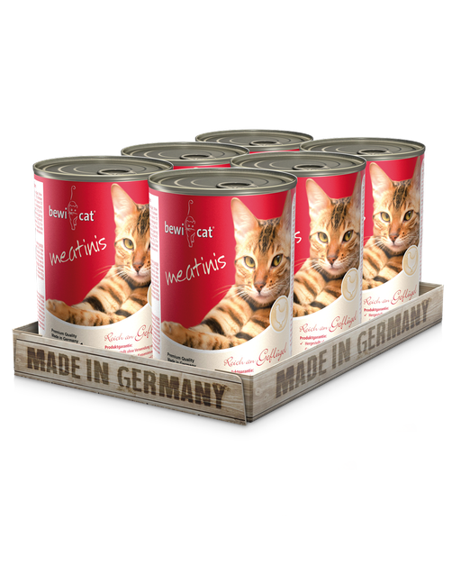 Bewi Cat Meatinis Reich an Geflügel