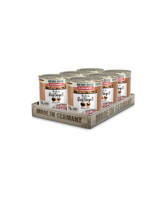 Bewi Dog Fleischkost Reich an Geflügel