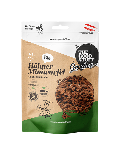 Bio Hühner-Miniwürfel 150 g