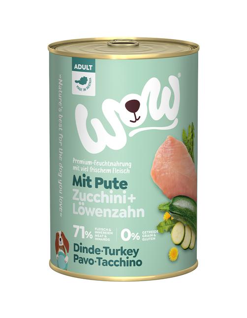 WOW Mit Pute Zucchini und Löwenzahn