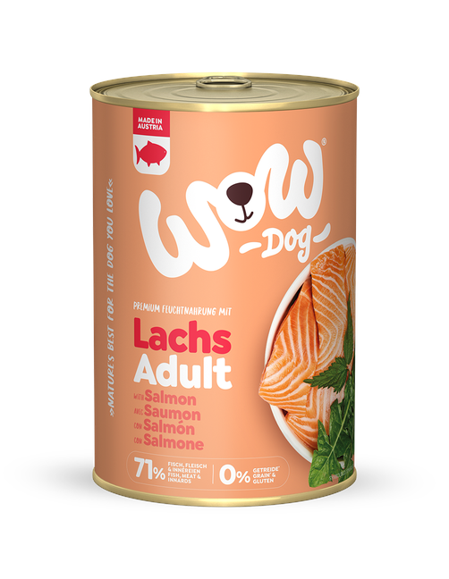 Mit Lachs Löwenzahn und Brennnessel 400 g