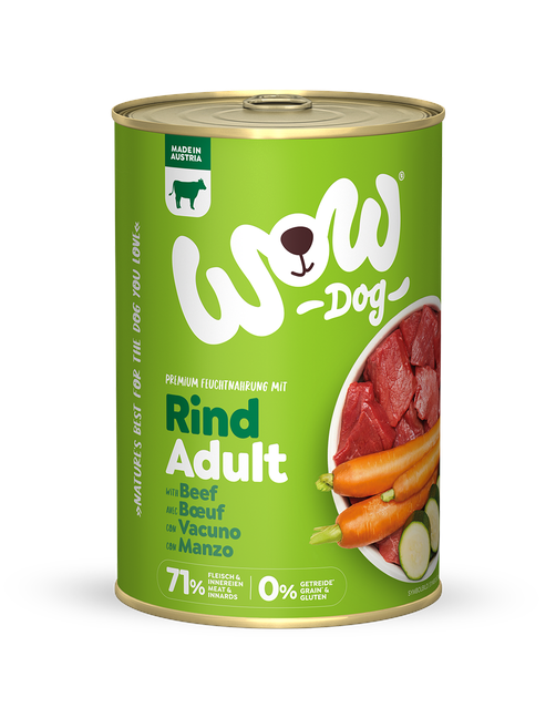 Mit Rind Karotte und Zucchini 6 x 400 g