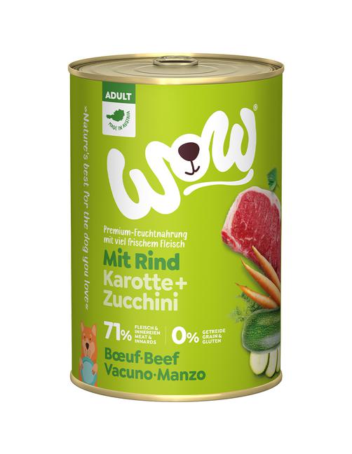 WOW Mit Rind Karotte und Zucchini
