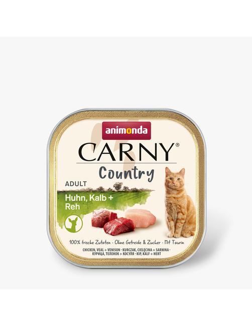 Carny Adult Country Huhn, Kalb + Reh 32 x 100 g
