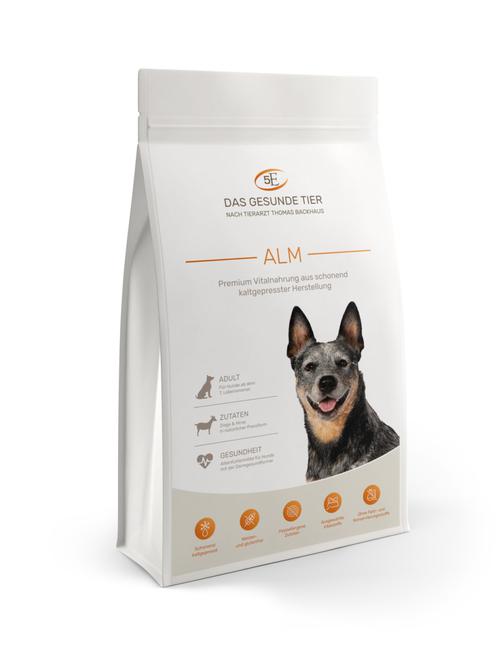 Das Gesunde Tier Hypoallergenes Kaltgepresstes Hundefutter Alm