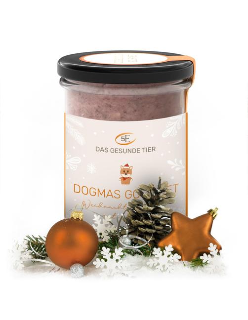 Das Gesunde Tier Frisches Premium- Feuchtfutter Als Weihnachtsmenü - im Glas Für Hunde