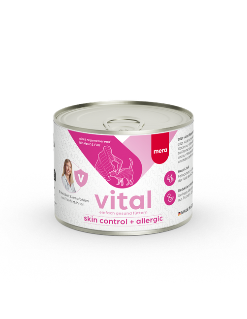 Vital Katze Skin Control + Allergic Katze Nassfutter 1,2 kg
