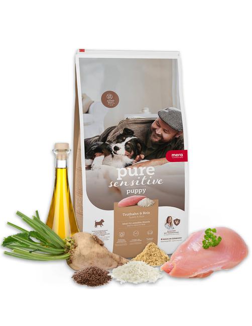 mera Pure Sensitive Puppy Truthahn & Reis