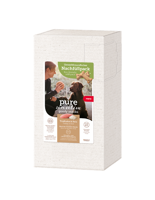 mera Pure Sensitive Nachfüllpack - Goody Snacks Truthahn & Reis