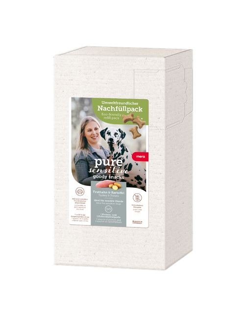 mera Pure Sensitive Nachfüllpack - Goody Snacks Truthahn & Kartoffel