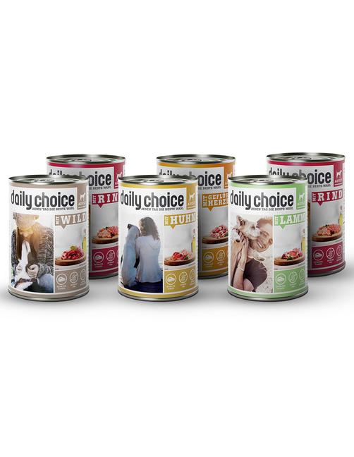 daily choice Mixpaket Nassfutter Für Hunde