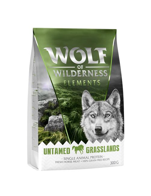 Wolf of Wilderness Probierbeutel - Getreidefrei - Single Protein: Untamed Grasslands - Pferd