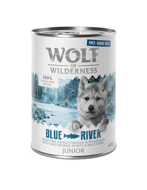 Wolf of Wilderness Junior - Freiland-Huhn & Lachs