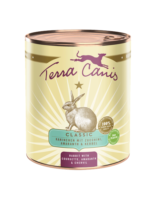 Classic | Kaninchen mit Zucchini, Amaranth und Kerbel 800 g