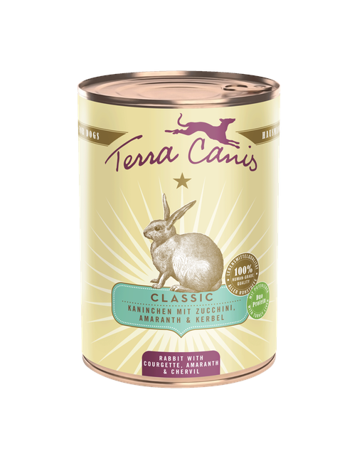 Terra Canis Classic | Kaninchen mit Zucchini, Amaranth und Kerbel