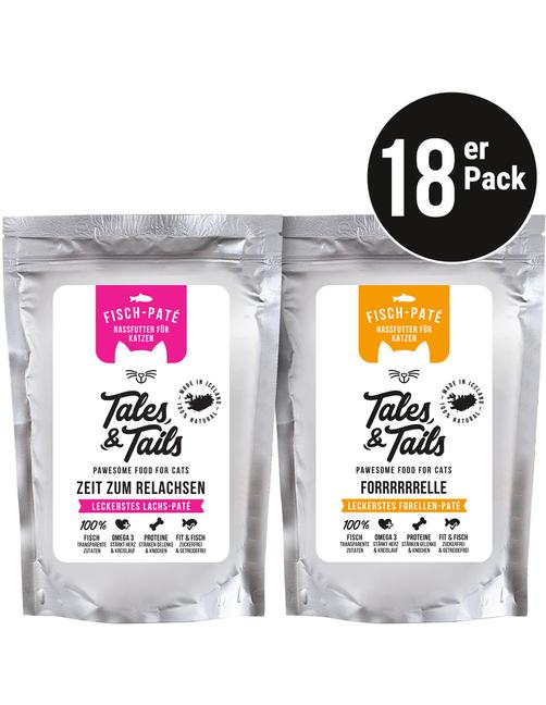 Zweierlei Fisch Für Katzen 18x 100g