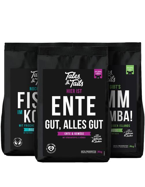 Dreier Paket Trockenfutter 4Kg 3x 4kg