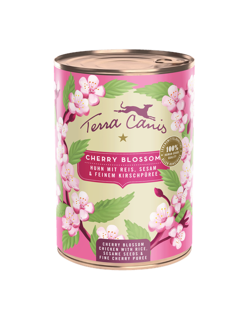 Flower Menü | Cherry Blossom: Huhn mit Reis, Sesam und Feinem Kirschpüree 400 g