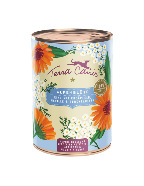 Flower Menü | Alpenblüte: Rind mit Erdäpfeln, Marille und Bergkräutern 400 g
