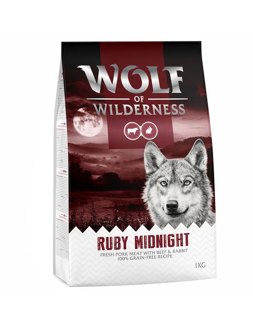 Wolf of Wilderness Ruby Midnight Rind & Kaninchen - Getreidefrei