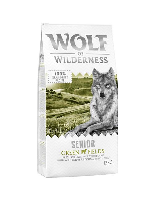 Wolf of Wilderness Senior Green Fields Lamm - Getreidefrei