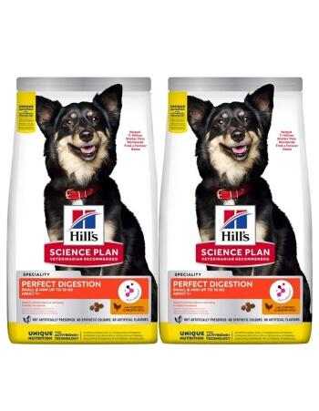 Science Plan Perfect Digestion Adult Small & Mini mit Huhn 2 x 6 kg