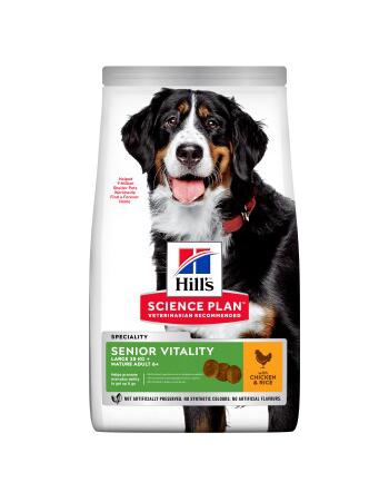Hill's Science Plan Senior Vitality Large Breed Mature Adult 6+ mit Huhn
