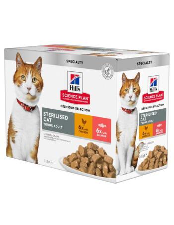 Science Plan Young Adult Sterilised 12 x 85 g